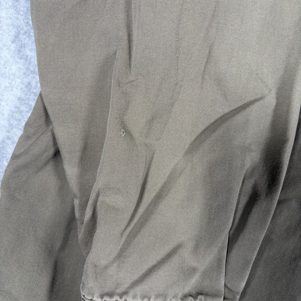 L.L.Bean Hurricane Shirt Button-Up Shirt Mens 2XL Beige Flannel Lined Distressed - Picture 10 of 12